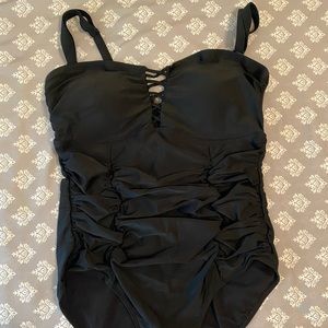 Torrid ruched swimsuit